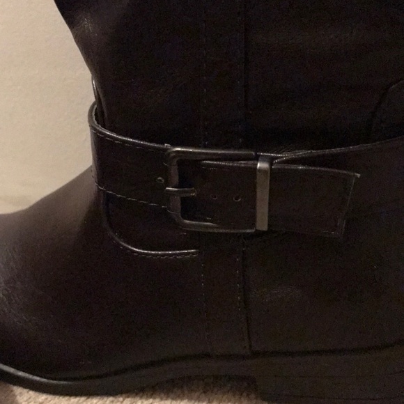 {Croft &Barrow} Tall Dark Brown Riding Boots - Picture 4 of 8